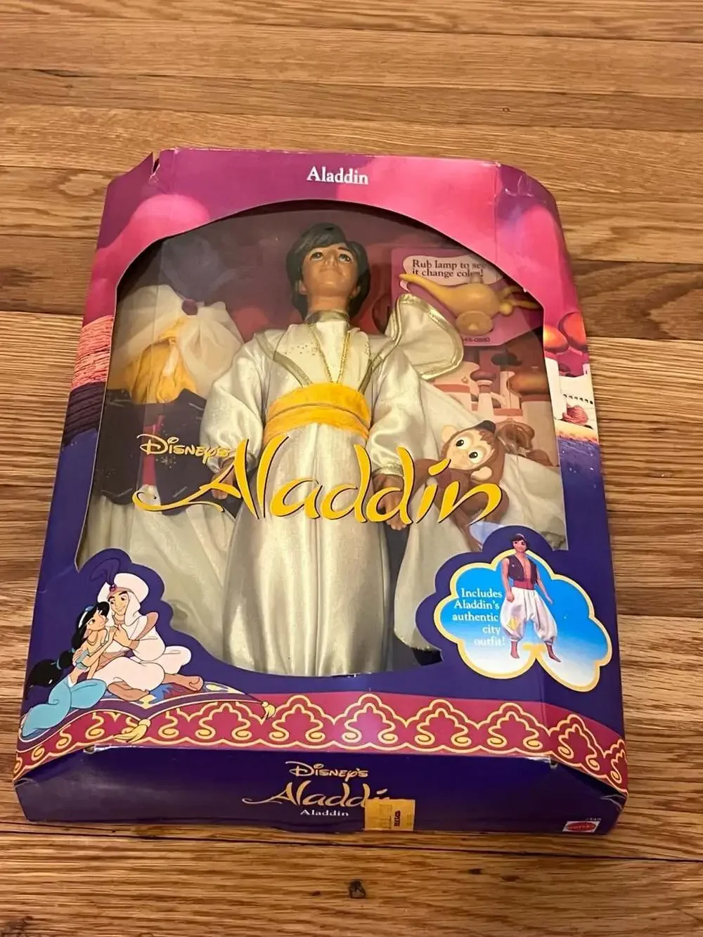 Vintage 1992 Mattel Disney's Aladdin Doll City Outfit Abu Accessory #2548